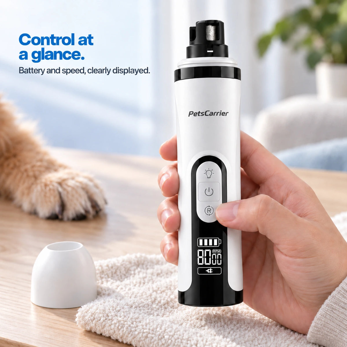 PetsCarrier LED Nail Grinder