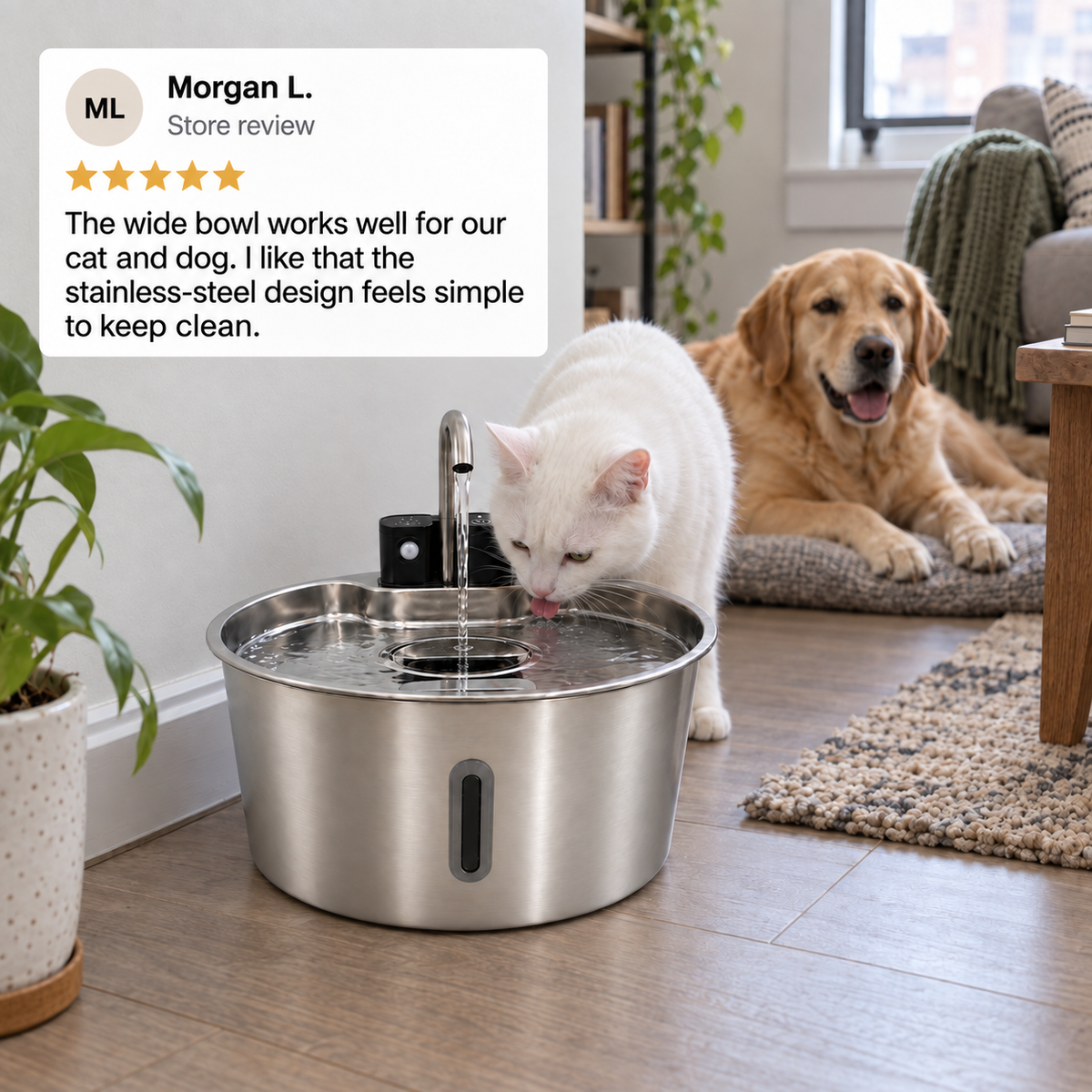 PureFlow™   Pet Water Fountain