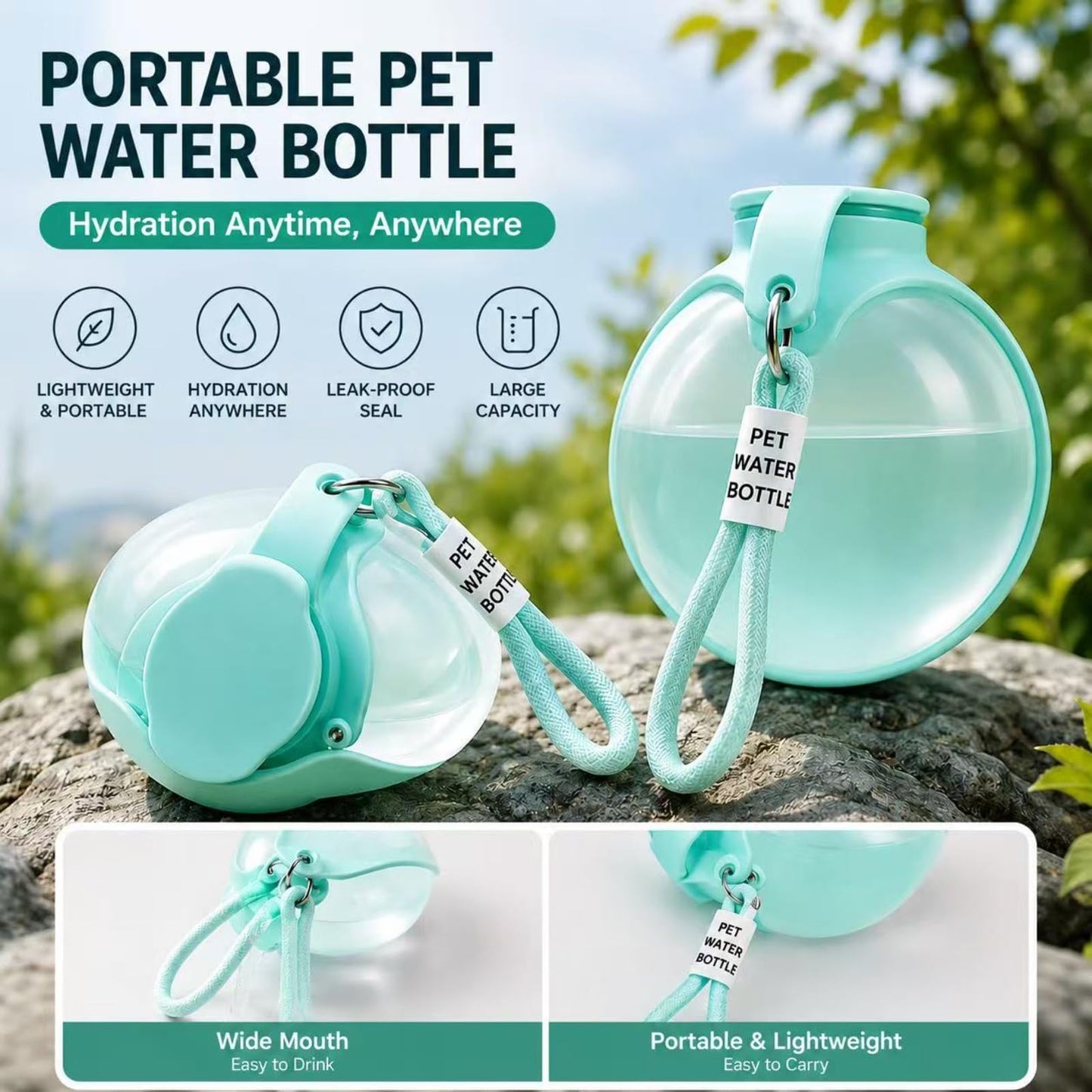 Portable Dog Water Bottle